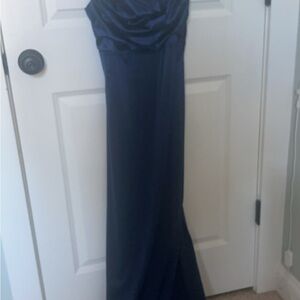 Elegant Navy Blue Gown